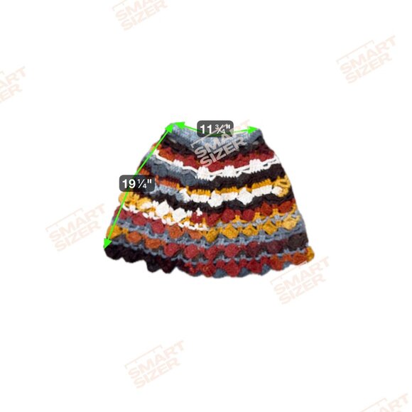 Handmade Crochet Poncho Shawl Shoulder Wrap Scalloped Edge Women One Size Boho - Picture 6 of 9